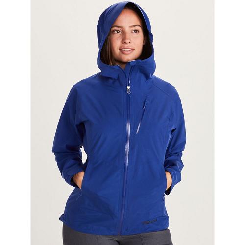 Marmot Knife Edge Jackets - Womens Rain Jacket Grey Blue CA8051674 Canada